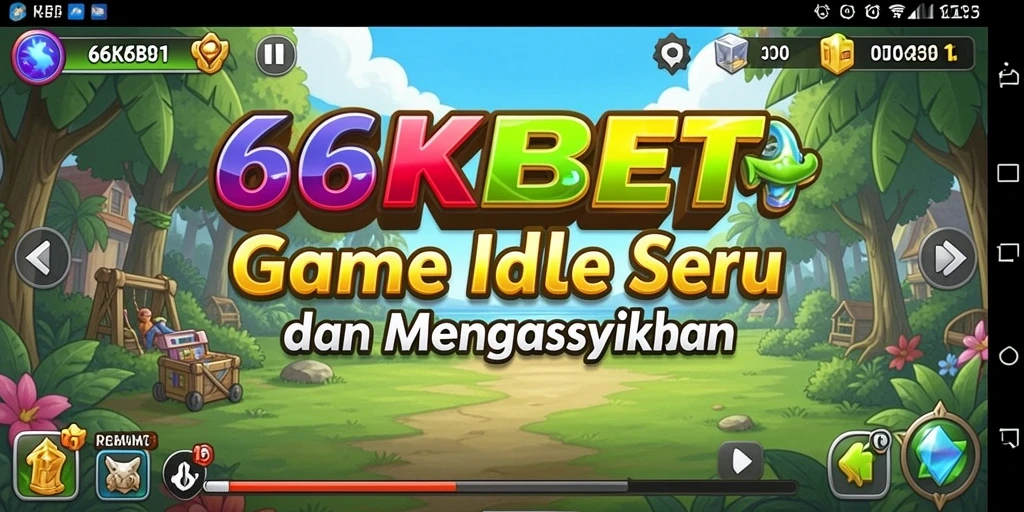 Screenshot gameplay 66KBET menampilkan keseruan bermain Idle.