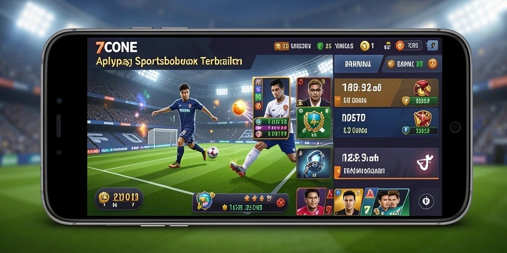 Tampilan gameplay taruhan olahraga di 7CONE yang menarik.