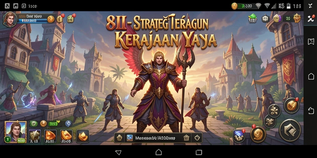 Screenshot utama game 8II menampilkan aksi pertempuran strategi intens.