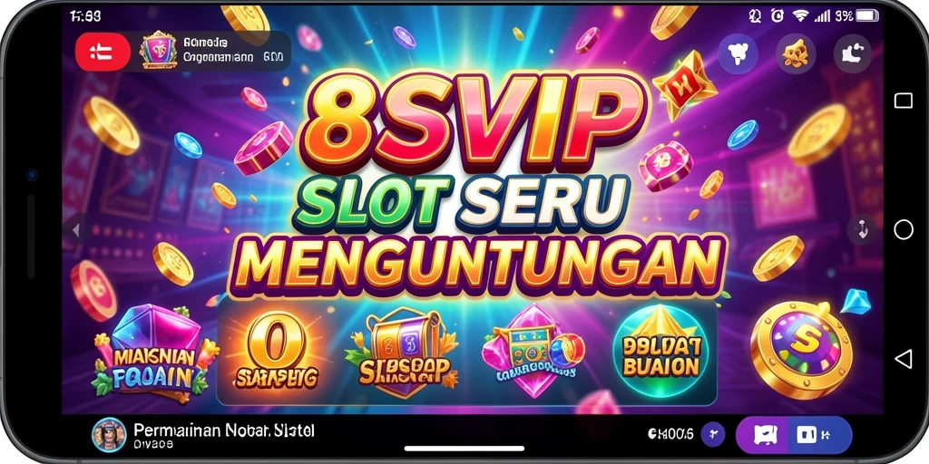 Tampilan gameplay Slot 8SVIP yang mengasyikkan dan menarik.