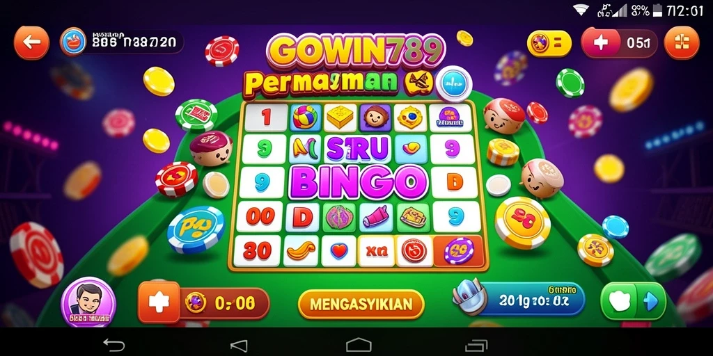 Screenshot gameplay GOWIN789 menampilkan keseruan bermain Bingo.
