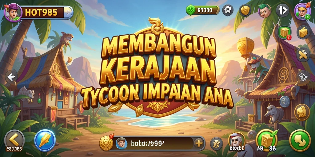 Screenshot gameplay HOT985 menampilkan pengelolaan bisnis yang menarik.