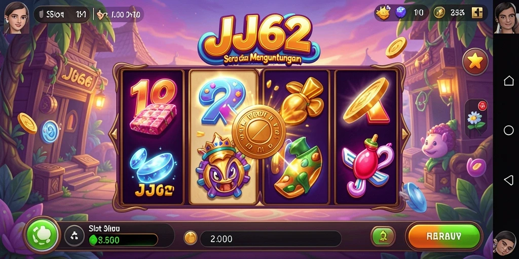Tampilan menarik dari gameplay Slot di JJ62.