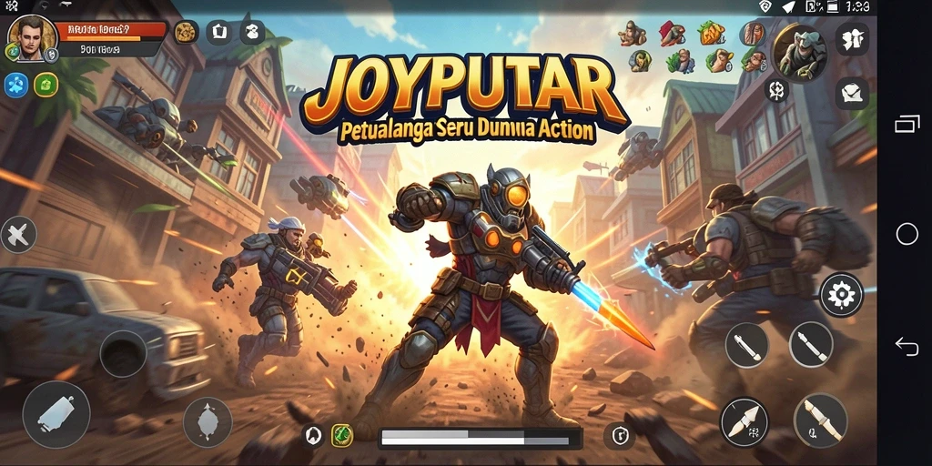 Tampilan gameplay seru dari JOYPUTAR dengan aksi yang mendebarkan.