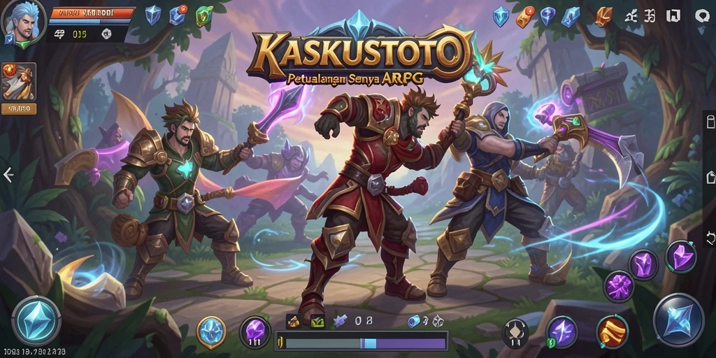 Screenshot KASKUSTOTO menampilkan aksi seru dalam gameplay ARPG.