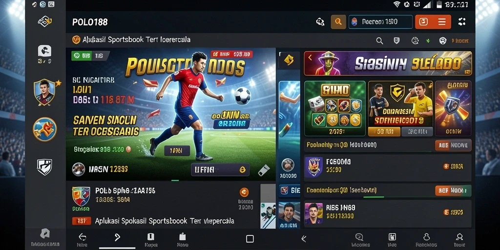 Tampilan screenshot utama POLO188 menampilkan pengalaman taruhan olahraga yang menarik.