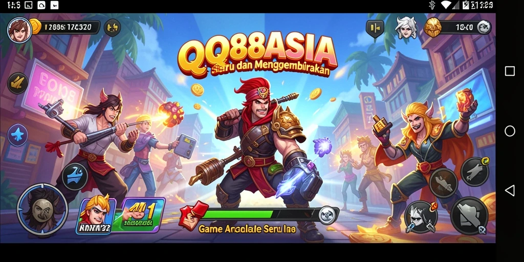 Tampilan gameplay seru di QQ88ASIA dengan berbagai tantangan menarik.